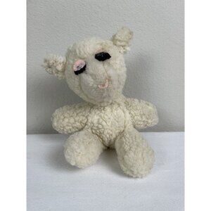 Vintage R Dakin 1978 Pillow Pets Lamb Sheep Plush 8” Lovie
